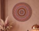 Rosegold Serenity | for the Silent Sage | Oil And Acrylic Painting in Paintings by Kriandala. Item composed of wood compatible with boho and minimalism style