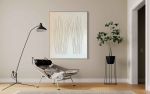 Willows W6048 A | Mixed Media in Paintings by Michael Denny Art, LLC. Item made of bamboo with cotton works with minimalism & contemporary style