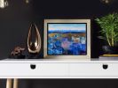 Gold Shafted Earth | Oil And Acrylic Painting in Paintings by Catherine Twomey | Mission Hospital in Asheville. Item composed of wood & synthetic