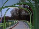 Rock Creek Trail Pedestrian Bridge | Public Sculptures by Vicki Scuri SiteWorks | Veirs Mill Road & Aspen Hill Road, Aspen Hill, MD in Aspen Hill. Item composed of concrete