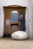 White Marble | Pouf in Pillows by KATSU | Katsu Studio in Saint Petersburg. Item composed of cotton compatible with minimalism style