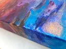 El fuego que ama el agua | Oil And Acrylic Painting in Paintings by Elena Parau. Item composed of canvas in minimalism or contemporary style