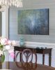Blue Haze | Oil And Acrylic Painting in Paintings by Jill Krutick | Jill Krutick Fine Art in Mamaroneck. Item made of canvas