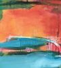Threshold, large colourful abstract painting, 60 x 48 in | Oil And Acrylic Painting in Paintings by Trudie Tara Moulton. Item made of canvas