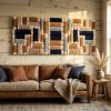 Textured Acoustic Wall Art | Tapestry in Wall Hangings by Sarmal Design. Item made of canvas compatible with boho and minimalism style