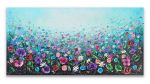 Flourishing Floral | Oil And Acrylic Painting in Paintings by Amanda Dagg. Item made of canvas with synthetic