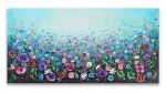 Flourishing Floral | Oil And Acrylic Painting in Paintings by DaggArt. Item made of canvas with synthetic