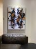 Acrylic paintings Entre les lignes and Between Us | Oil And Acrylic Painting in Paintings by Johanne Brouillette. Item made of canvas with synthetic