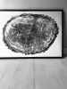 Tree ring print, Old Oak Tree, Nauvoo, Illinois | Prints by Erik Linton. Item made of paper