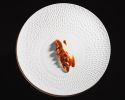 Texture plate Chuva - Set of 4 | Ceramic Plates by Mieke Cuppen | La Boscana in Bellvís