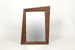 New Mid Century Style Solid Walnut Mirror | Decorative Objects by Wood and Stone Designs. Item made of walnut & glass