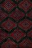Rug & Kilim's Baluch Afghan Rug with Black and Red Tribal | Area Rug in Rugs by Rug and Kilim. Item composed of wool