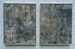 "let go/ACCEPT" (sold) | Mixed Media in Paintings by VISCERAL HOME STUDIO. Item composed of wood & canvas compatible with boho and minimalism style
