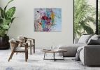 "The Other Side" | Oil And Acrylic Painting in Paintings by Shirly Maimom Art. Item composed of canvas & synthetic