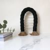 Small Jute Arch | Wall Sculpture in Wall Hangings by YASHI DESIGNS. Item in mid century modern or contemporary style