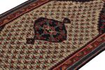 Antique Persian Senneh Kilim in Beige with Red and Blue | Area Rug in Rugs by Rug and Kilim