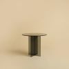 Smoked Glass Side Table - AMAMI by Lebanto | Tables by Lebanto. Item made of glass works with minimalism & contemporary style