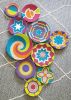 Set of 10 Colourful African Wall Plates | Decorative Plate in Decorative Objects by Sarmal Design. Item composed of fiber in boho or minimalism style