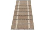 Rug & Kilim’s Scandinavian Runner Rug In Brown with Black | Area Rug in Rugs by Rug and Kilim