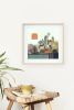 The Landing | Prints by Birdsong Prints. Item composed of paper in mid century modern or eclectic & maximalism style