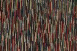 Vintage Turkish Burdur Rug with Polychromatic Striae pattern | Area Rug in Rugs by Rug and Kilim