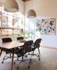 commission for casework, 48" X 60" | Oil And Acrylic Painting in Paintings by maja dlugolecki | Casework Interior Design in Portland. Item composed of canvas & synthetic