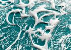 Birth of Form: Ocean Version (SOLD) | Oil And Acrylic Painting in Paintings by Alessia Lu. Item made of canvas works with contemporary & coastal style