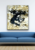 Golden Insight | 41x37 | Fine Art Paintings | Oil And Acrylic Painting in Paintings by Jacob von Sternberg Large Abstracts. Item composed of canvas and synthetic
