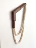 Link 006 | Wall Sculpture in Wall Hangings by Ana Salazar Atelier. Item composed of walnut and cotton in minimalism or contemporary style