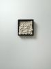 Woven wall art frame (Foam 006) | Tapestry in Wall Hangings by Elle Collins. Item made of oak wood & cotton compatible with minimalism and mid century modern style