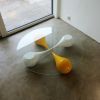 “Untouchables” sculptural coffee table (table-base only) | Tables by JAN PAUL. Item made of wood with glass works with minimalism & contemporary style