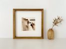 Abstract Neutral Art Print/Natural Ink/Organic Monochromatic | Prints by Melissa Mary Jenkins Art. Item composed of paper in contemporary or japandi style