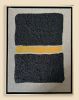 Luxury Gold and Carbon Painting on Spanish Linen Minimalist | Oil And Acrylic Painting in Paintings by RGB Fine Art. Item composed of canvas in minimalism or contemporary style