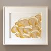 Golden Oysters on-edge paper art | Wall Sculpture in Wall Hangings by JUDiTH+ROLFE. Item composed of paper in boho or contemporary style
