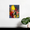 Velvet Love XV | Oil And Acrylic Painting in Paintings by Elisa Gomez Art. Item composed of canvas compatible with contemporary and eclectic & maximalism style