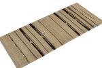 1950s Vintage Kilim rug in Beige-Brown, Black Tribal pattern | Area Rug in Rugs by Rug and Kilim