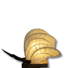 Leafrest | Lighting by Niksa Design. Item composed of wood & paper compatible with boho and japandi style