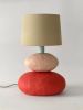 Rose Table Lamp | Lamps by Meg Morrison. Item composed of fabric and ceramic in mid century modern or eclectic & maximalism style