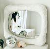 Organic Plaster Mirror | Decorative Objects by Mahina Studio Arts. Item in boho or contemporary style