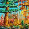 In the Quiet Autumn — Original Acrylic Painting | Oil And Acrylic Painting in Paintings by DaggArt. Item made of canvas compatible with traditional style