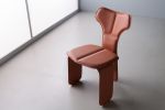 Fly chair in leather | Dining Chair in Chairs by Tiago Curioni Studio. Item made of steel & leather
