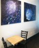 “Tumbleweeds 1 and 2" | Oil And Acrylic Painting in Paintings by Marion Wood | Kay's Coffee Shop in Camarillo. Item composed of canvas