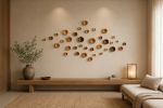 Solace | Large Hand-Turned Timber Wall Sculpture | Wall Hangings by Craig Forget. Item composed of maple wood in minimalism or contemporary style