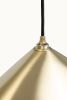 Emily V8 Pendant Light – Gold Semi-Matte | Chandeliers by MOSS Objects. Item made of oak wood with steel works with contemporary & modern style