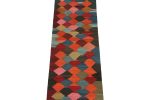 Vintage Karadagh Persian Kilim Runner with Geometric Pattern | Area Rug in Rugs by Rug and Kilim