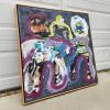 Public Campfire | Mixed Media in Paintings by Dale Voelker. Item made of canvas & paper compatible with contemporary and modern style
