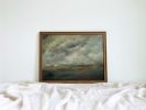 Original Landscape Art in Vintage Frame | Oil And Acrylic Painting in Paintings by Melissa Mary Jenkins Art. Item composed of canvas in contemporary or country & farmhouse style