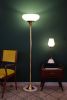 Pala Floor Lamp | Lamps by Jonathan Amar Studio | Spirit Gallery in Salé. Item composed of brass and marble