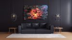 "Dusk" Glass and Metal Wall Art Sculpture | Wall Sculpture in Wall Hangings by Karo Studios. Item made of metal & glass