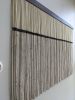 Dip dye fiber art - Lots Of Dots | Tapestry in Wall Hangings by Kat | Home Studio. Item made of oak wood with cotton works with minimalism style